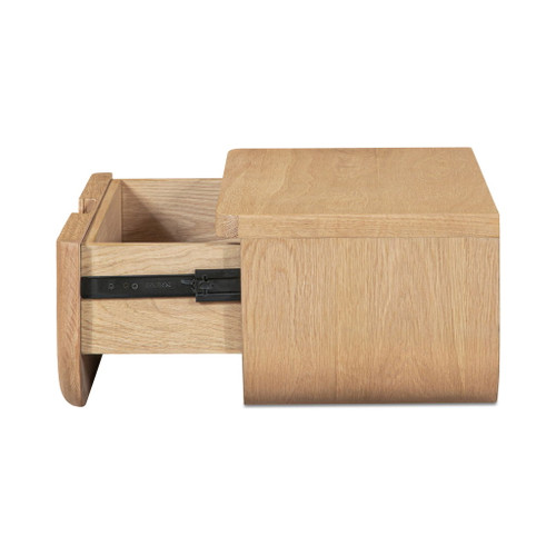 Hettie - Floating Nightstand - Natural / Brown