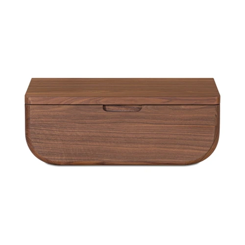 Hettie - Floating Nightstand - Dark Brown