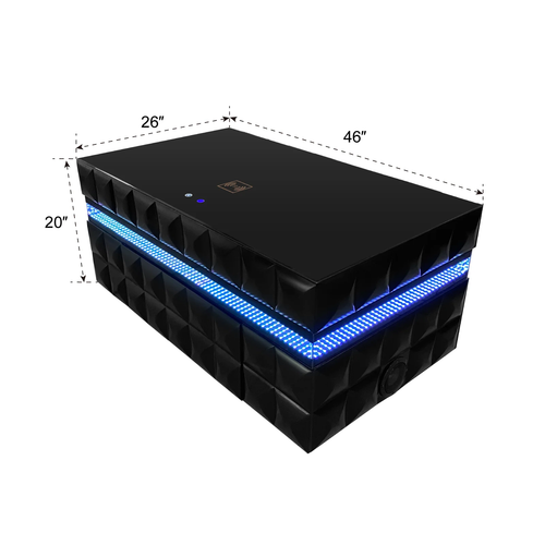 Alix Black Smart Coffee Table & End Table