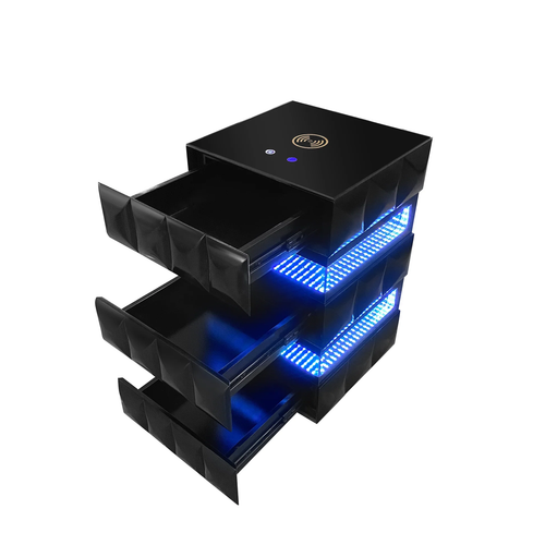 Alix Black Smart Coffee Table & End Table