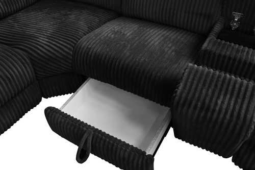 Yash Premium Corduroy Sectional