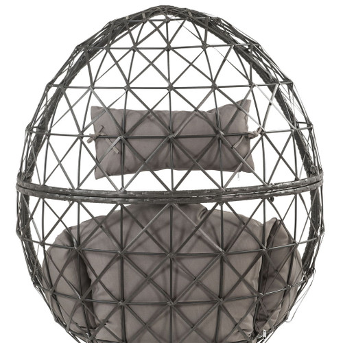 Aeven - Patio Lounge Chair - Light Gray