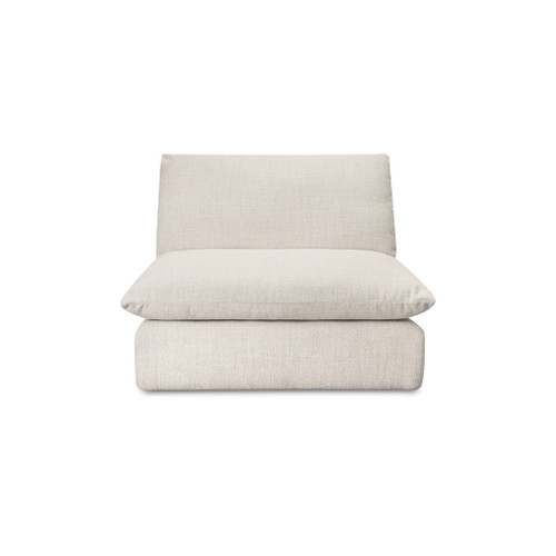 Townes - Slipper Chair - Flecked Ecru
