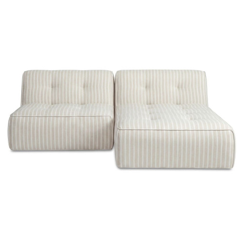 Sunseeker - 2 Piece Outdoor Nook - Brown Stripe