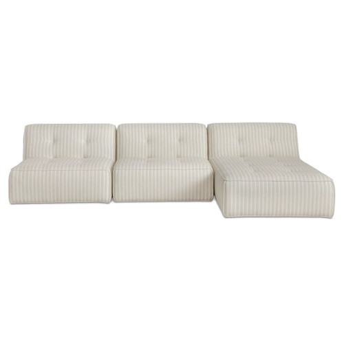 Sunseeker - 3 Piece Outdoor Lounge - Brown Stripe