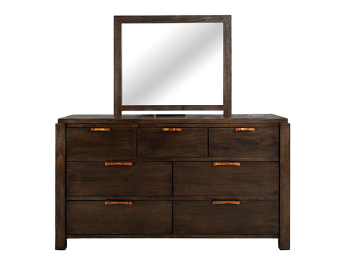 Raramuri - 7 Drawer Dresser - Dark Brown