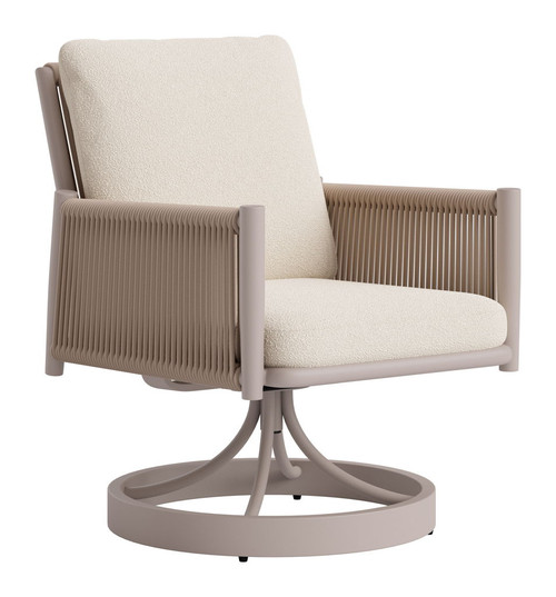 Rivan - Swivel Dining Chair - Beige
