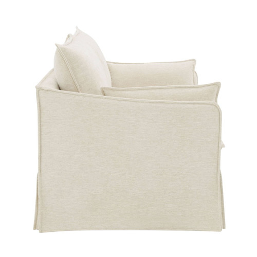 Shane - Loveseat With 2 Pillows - Beige