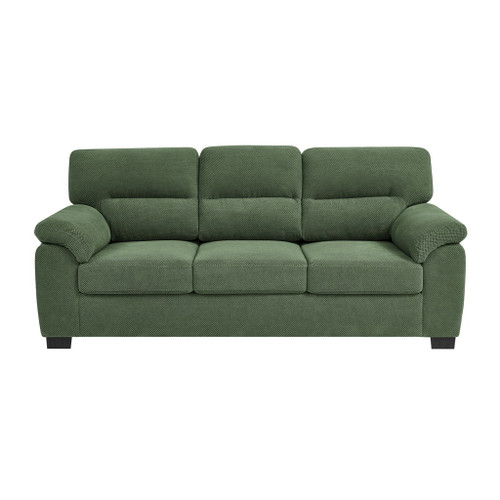 3 Seater Sofa With Padded Armrests And Triangular Leg