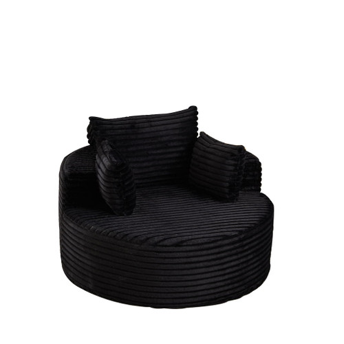 Modern Single Sofa With Backrest Pillow For Living Room