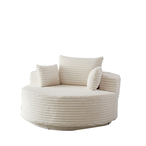 Swivel Chair With 360° Rotation For Living Room