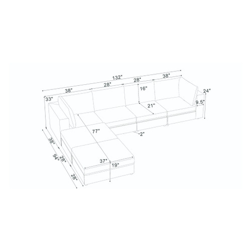 Reversible Modular Sectional