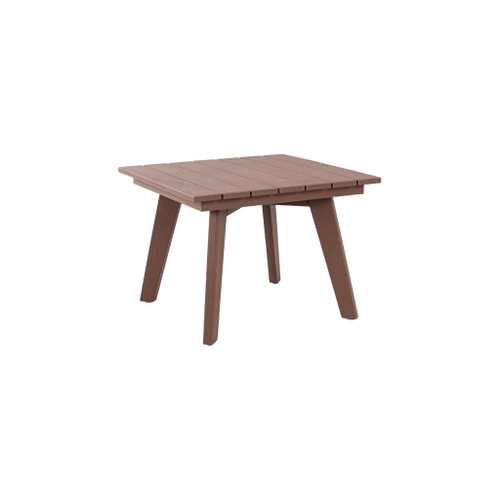 Outdoor Side Table, Wide Tabletop For Patio - Brown