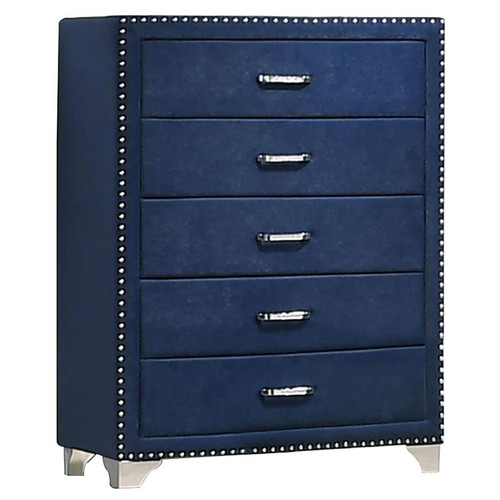 Mozart  Bedroom Set in Blue