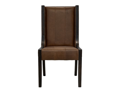 Balam - Leather Upholstered Chair (Set of 2) - Brown