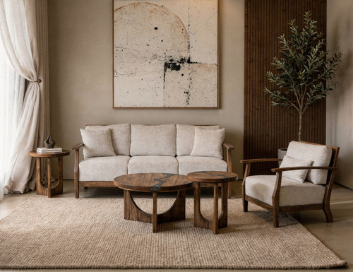 Forest - Armchair - Brown / Beige