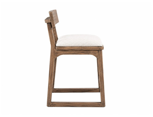 Balam - Upholstered Barstool (Set of 2) - Brown / Beige