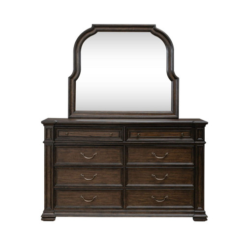Provence Park - Dresser & Mirror - Chateau Brown