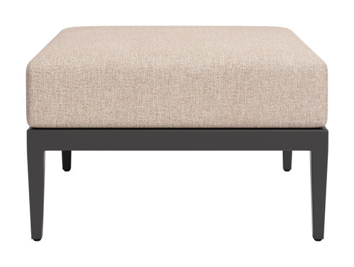Foret - Ottoman - Beige / Black