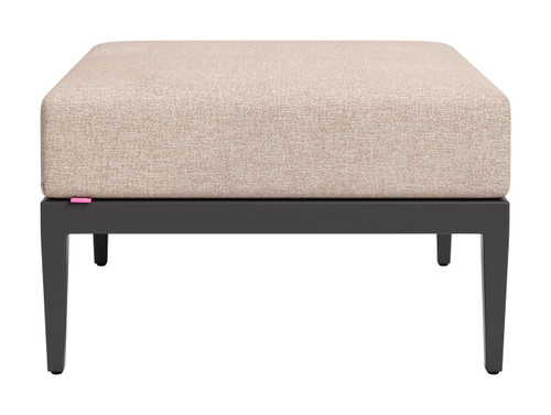 Foret - Ottoman - Beige / Black