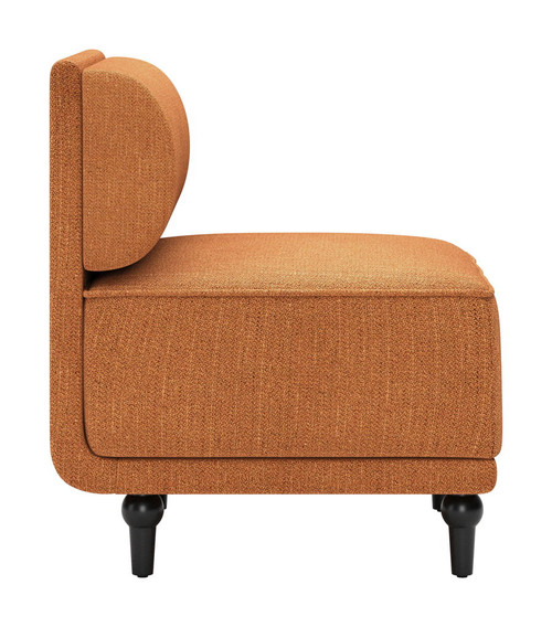 Malben - Middle Chair - Brown