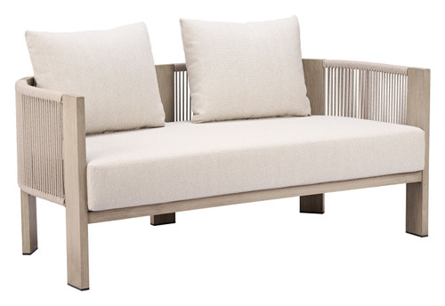 Sunlit Springs - Sofa - Gray / Light Brown
