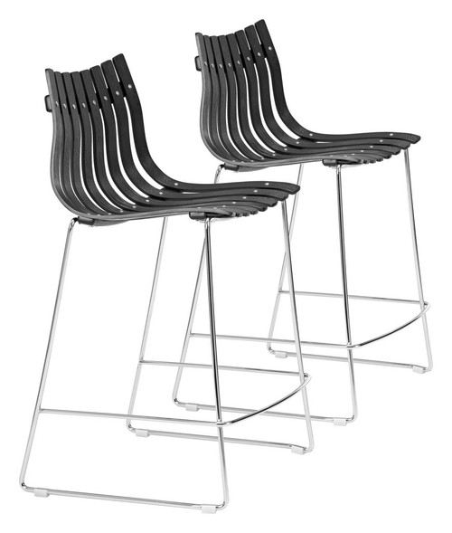 Beaufort - Counter Stool (Set of 2) - Black