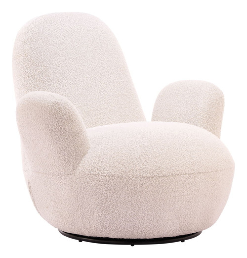 Lunet - Swivel Chair - White