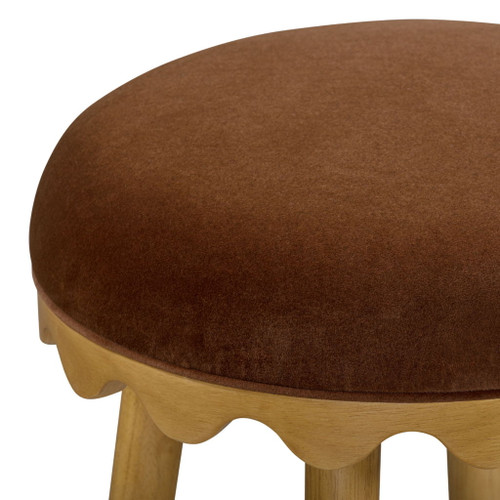 Oodle - Performance Vegan Mohair Stool
