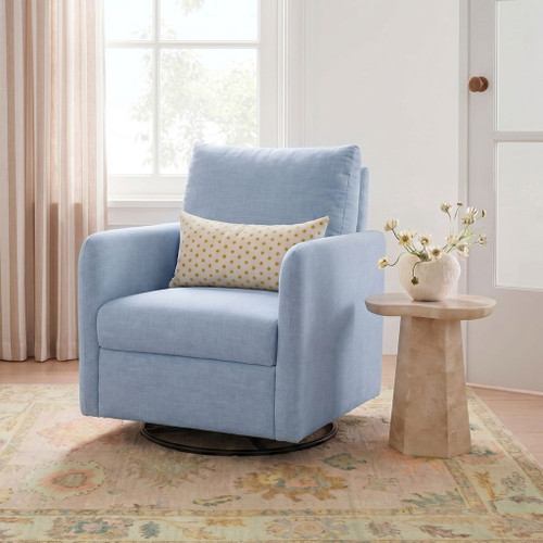 Nancy - "Easy Clean" Chambray Chenille Nursing Chair