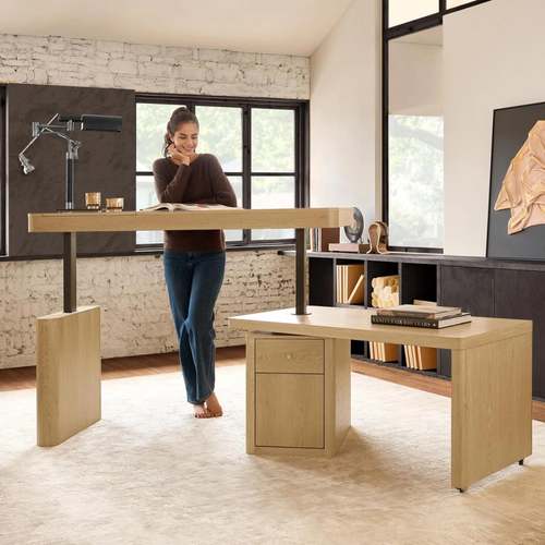 Veritas 360-Degree Rotating Desk Electric Adjustable Standing Desk