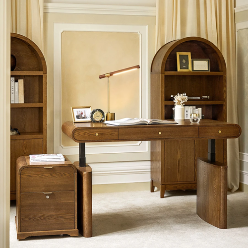 Louise Mid-Century Modern Electric Adjustable Standing Desk