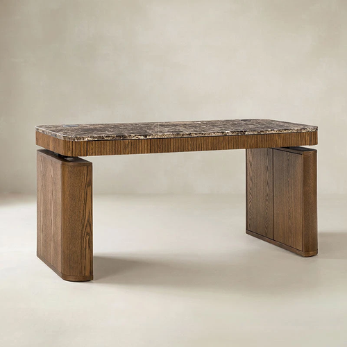 Baggio Marble Electric Adjustable Standing Desk