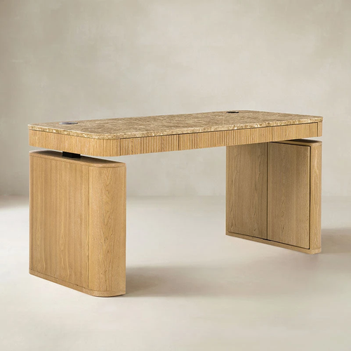 Baggio Marble Electric Adjustable Standing Desk