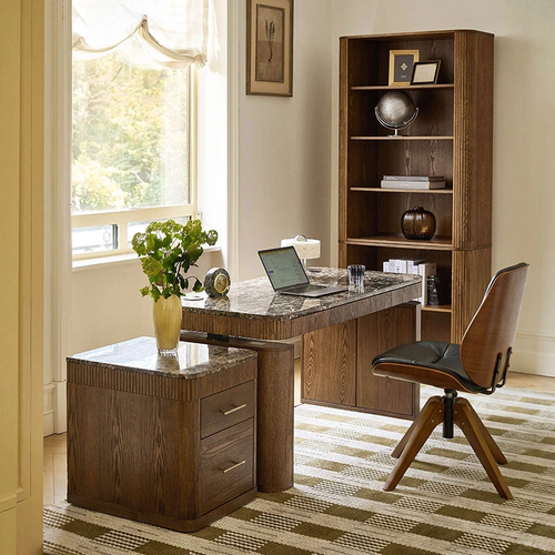 Baggio Marble Electric Adjustable Standing Desk