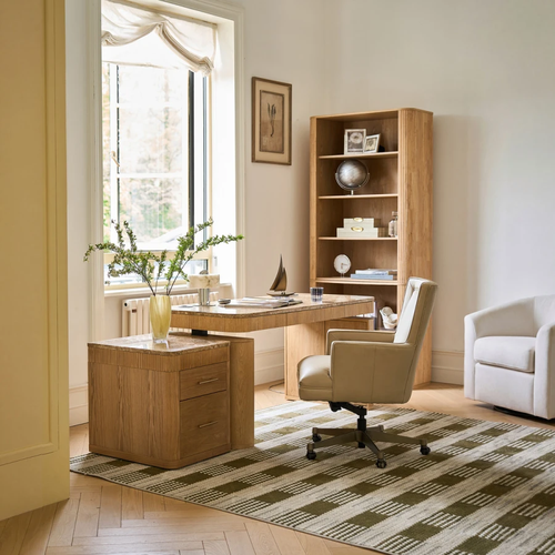 Baggio Marble Electric Adjustable Standing Desk