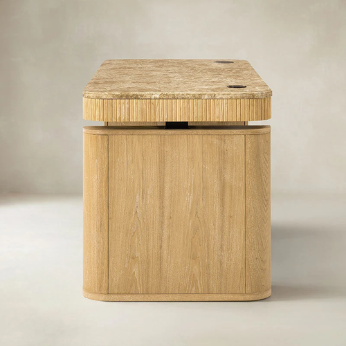 Baggio Marble Electric Adjustable Standing Desk