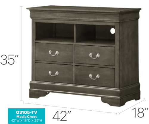 Louis Phillipe - Media Storage Unit Timeless