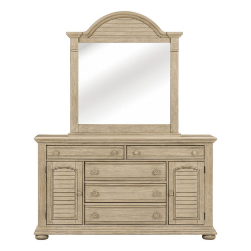 Summer House - Dresser & Mirror - Sand Dune