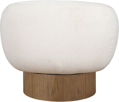 Avella - Interwoven Fabric Swivel Accent Chair