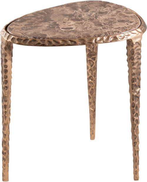 Gild - Aluminum Base And Genuine Marble Top Table