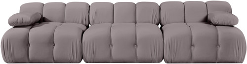 Orin - Velvet 3 Piece Modular Sofa