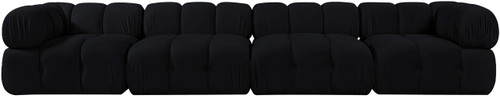 Orin - Fabric Velvet 4 Piece Modular Sofa