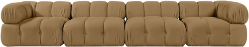 Orin - Fabric Velvet 4 Piece Modular Sofa