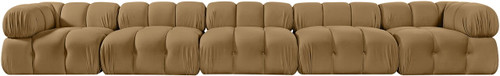 Orin - Fabric Velvet 5 Piece Modular Sofa