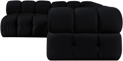 Orin - Fabric Velvet 4 Piece Modular Sectional