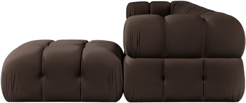 Orin - Fabric Velvet 5 Piece Modular Sectional