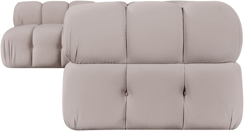 Orin - Velvet 5 Piece Modular Sectional