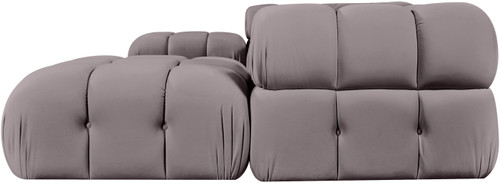 Orin - Velvet 6 Piece Modular Double Chaise Sectional