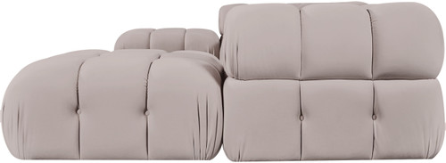 Orin - Velvet 6 Piece Modular Double Chaise Sectional